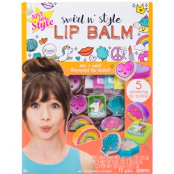 Just My Style D.I.Y. Swirl n' Style Lip Balm kit, Arts & Crafts, 6+