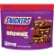 SNICKERS Peanut Brownie Squares Fun Size Chocolate Candy Bars, 6.61 oz Sharing Size Bag