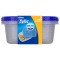 Ziploc Brand Deep Rectangle Containers, Smart Snap Technology, 2 ct