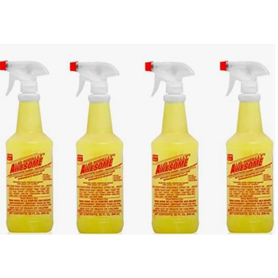 La's Totally Awesome All Purpose Concentrated Cleaner, 32 oz, Pack of 4