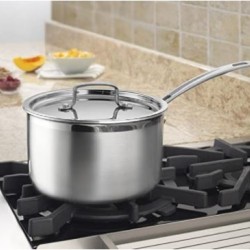 MultiClad Pro Stainless Steel 4-Quart Saucepan with Cover