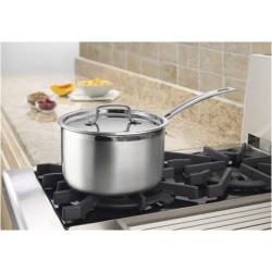 MultiClad Pro Stainless Steel 4-Quart Saucepan with Cover