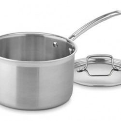 MultiClad Pro Stainless Steel 4-Quart Saucepan with Cover