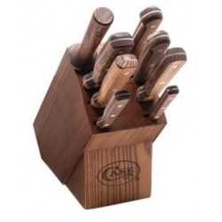 Kitchen Knives Set Walnut