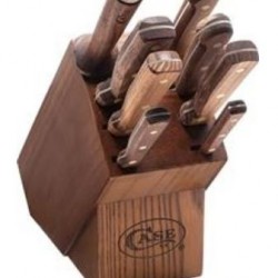 Kitchen Knives Set Walnut