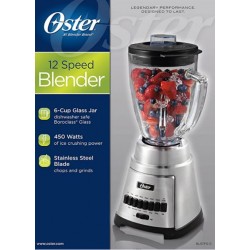 Oster 12-Speed Blender with 6-Cup Glass Jar