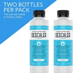 Universal Descaling Solution for Keurig, Nespresso, Delonghi and All Single Use Coffee and Espresso Machines - Pack of 2