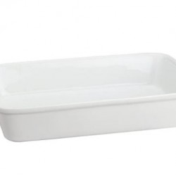 Rectangular Baking Dish Fine White Porcelain