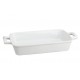 Rectangular Baking Dish Fine White Porcelain