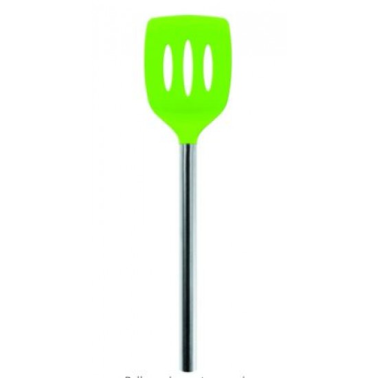 Silicone Slotted Turner - Spring Green