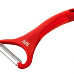 Serrated Piranha “Y” Peeler 6.25” Red