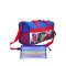 Boys Avengers Duffel Bag 18" Blue Red & Zippered Travel Accessories Pouch