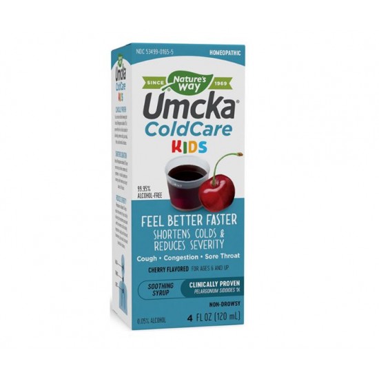 Umcka Cold Kids Cherry Syrup 4 OZ