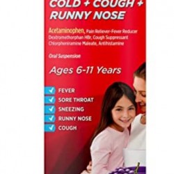 TYLENOL CHILDREN'S COLD,COUGH,RUNNY NOSE-4oz