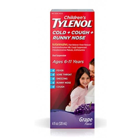 TYLENOL CHILDREN'S COLD,COUGH,RUNNY NOSE-4oz