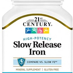 21st Century Slow Release Iron Tablets, 60 Count