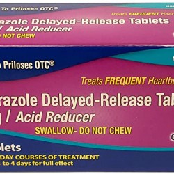 OHM Omeprazole Tablets, 20mg Acid Reducer, 42 Tablets