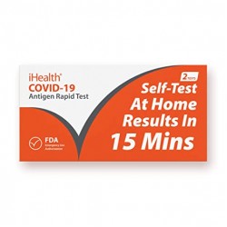 iHealth COVID-19 Antigen Rapid Test, 2 Tests per Pack