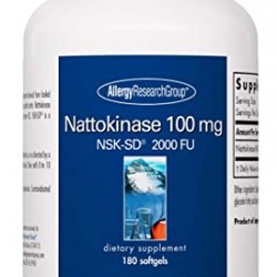 Allergy Research Group - Nattokinase NSK-SD 100mg - 180 Softgels