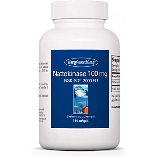 Allergy Research Group - Nattokinase NSK-SD 100mg - 180 Softgels