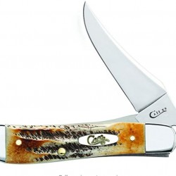 CASE XX WR Pocket Knife Burnt 6.5 Bonestag Russlock Item