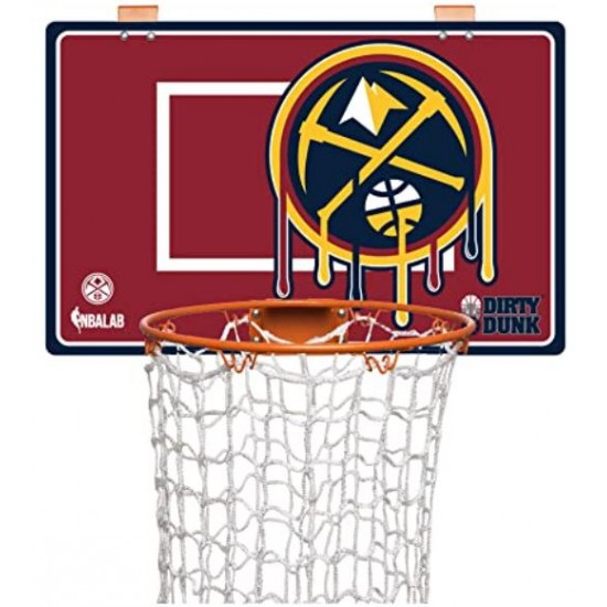 Dirty Dunk Over The-Door Basketball Hoop Laundry Hamper Denver Nuggets