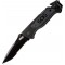 SOG Escape Tactical Folding Knife- 3.4 Inch Serrated Edge