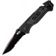 SOG Escape Tactical Folding Knife- 3.4 Inch Serrated Edge