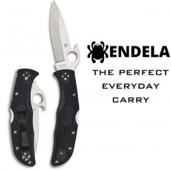 Spyderco Endela Lightweight Folding Knife with 3.41'' VG-10 Stainless Steel Blade