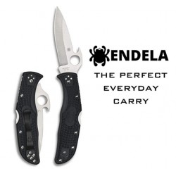 Spyderco Endela Lightweight Folding Knife with 3.41'' VG-10 Stainless Steel Blade