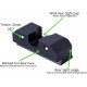 XS SIGHTS R3D Tritium Night Sight for Glocks Gen 1-5 and Taurus