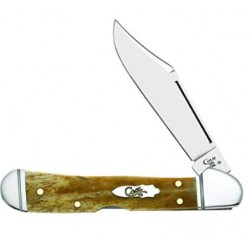 CASE XX WR Pocket Knife Smooth Antique Bone Mini Copperlock Item