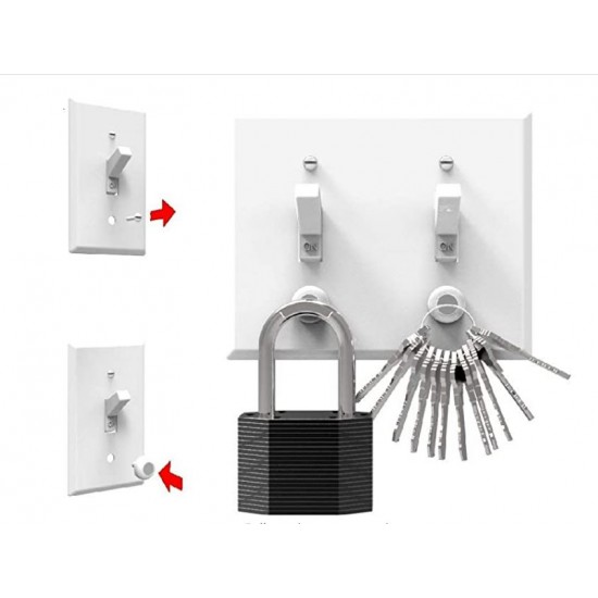 KeyCatch Magnetic Key Holder, Screw-In, White (Pack of 3)