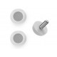 KeyCatch Magnetic Key Holder, Screw-In, White (Pack of 3)