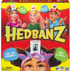 Hedbanz Picture Guessing Board Game New Edition, for Families and Kids Ages 8 and up