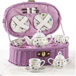 Gumdrops Dollies Tea Set in Basket