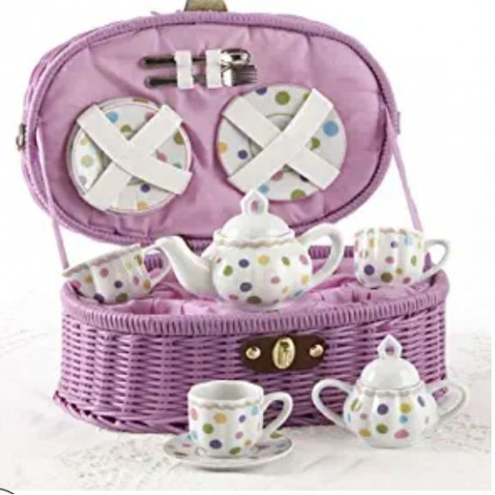 Gumdrops Dollies Tea Set in Basket